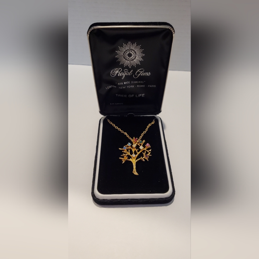 Regal Gems Gold Tree of Life Necklace